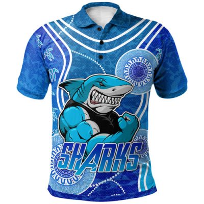 Cronulla-Sutherland Sharks Custom Polo Shirt - Australia Cronulla
