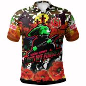 South Sydney Rabbitohs Camouflage Anzac Custom Hoodie - Souths Anzac Day Lest We Forget Spirit Hoodie