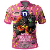 Penrith Panthers Naidoc Polo Shirt - Custom Penrith Panthers Naidoc Week For Our Elders Vintage Style Polo Shirt