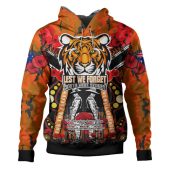 Wests Tigers Hoodie - Custom Anzac Day Wests Tigers Hoodie