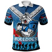 Canterbury-Bankstown Bulldogs Christmas Polo Shirt - Custom Super Canterbury-Bankstown Bulldogs Polo Shirt