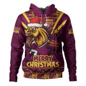 Brisbane Broncos Hoodie Merry Christmas Festive Spirit Edition
