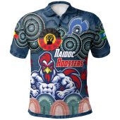 Sydney Roosters Naidoc Week Custom Polo Shirt - Naidoc Sydney Roosters Polo Shirt