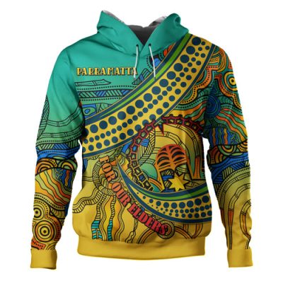 Parramatta Eels Naidoc Hoodie - Custom For Our Elders Hoodie