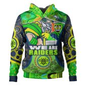 Canberra Raiders Custom Hoodie - "We Are Canberra Raiders" Dot Art Painting Hoodie