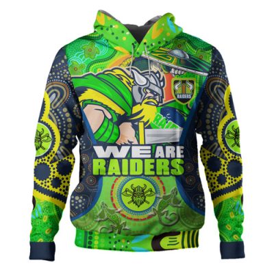 Canberra Raiders Custom Hoodie - "We Are Canberra Raiders" Dot Art Painting Hoodie