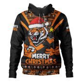 Wests Tigers Hoodie Merry Christmas Festive Spirit Edition