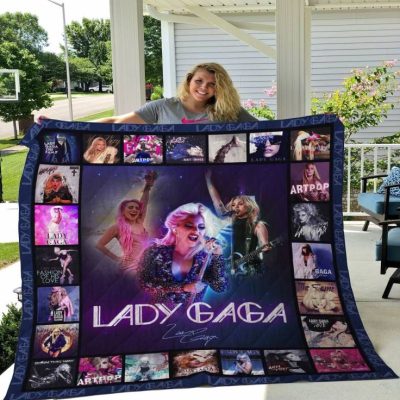 Lady Gaga Quilt Blanket V3