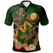 Australia Aboriginal Inspired  Custom Polo Shirt - Aboriginal Inspired Journey