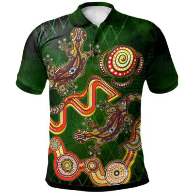 Australia Aboriginal Inspired  Custom Polo Shirt - Aboriginal Inspired Journey