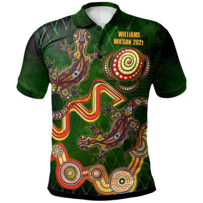 Australia Aboriginal Inspired Polo Shirt - Williams Wilson 2021