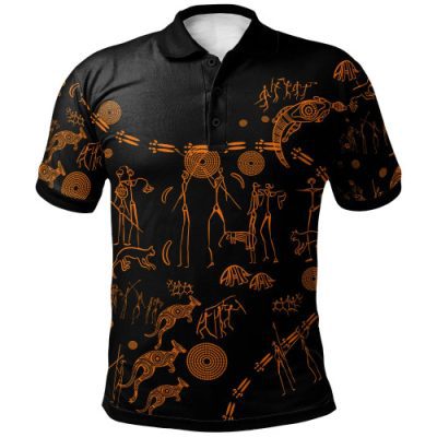Australia Polo Shirt - The Life Of Aboriginal Inspired