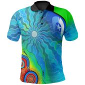 Australia Polo Shirt - Torres Strait Islanders Flag with Torres Strait Islands Inspired Patterns Shirt