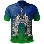 Australia Torres Strait Islander Polo Shirt - Dhari Mask