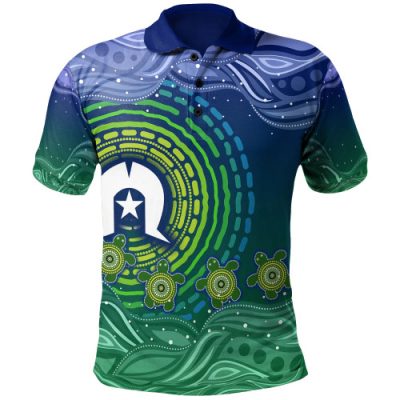 Australia Torres Strait Islanders Polo - Torres Strait Islands Inspired Turtle