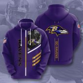 NFL Baltimore Ravens Go Ravens Pullover Hoodie