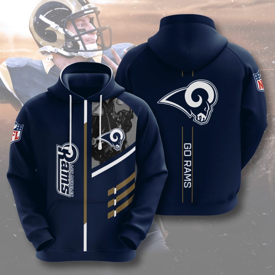 NFL Los Angeles Rams Go Rams Pullover Hoodie NFL Los Angeles Rams Go Rams Pullover Hoodie