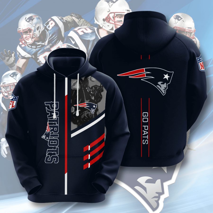 NFL New England Patriots Go Pats Pullover Hoodie NFL New England Patriots Go Pats Pullover Hoodie
