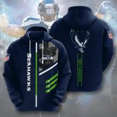 NFL Seattle Seahawks Go Hawks Pullover Hoodie