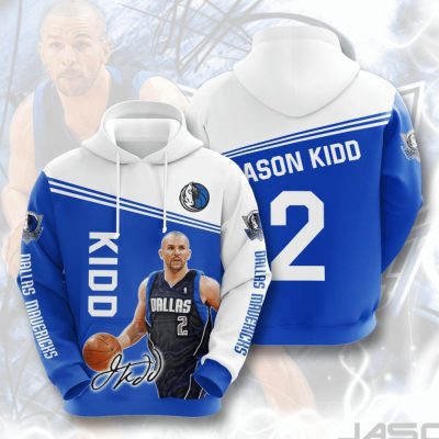 NBA Dallas Mavericks Jason Kidd Pullover Hoodie