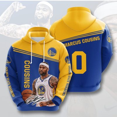 NBA Golden State Warriors DeMarcus Cousins Pullover Hoodie