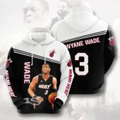 NBA Miami Heat Dwyane Wade Pullover Hoodie