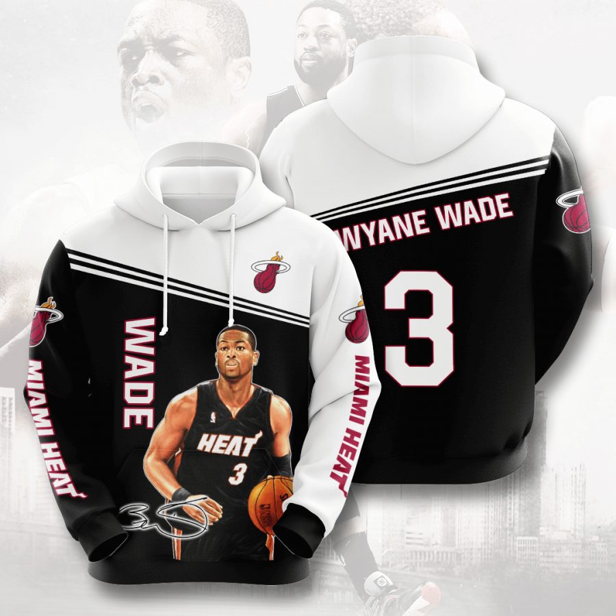 NBA Miami Heat Dwyane Wade Pullover Hoodie NBA Miami Heat Dwyane Wade Pullover Hoodie