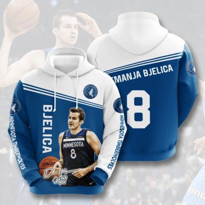 NBA Minnesota Timberwolves Nemanja Bjelica Pullover Hoodie