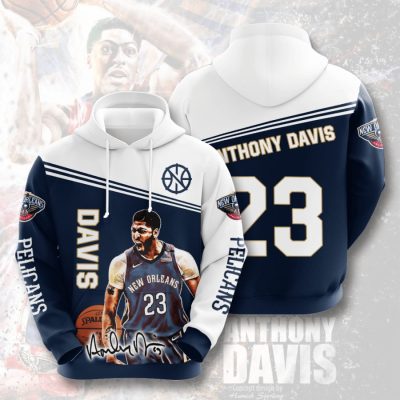 NBA New Orleans Pelicans Anthony Davis Pullover Hoodie