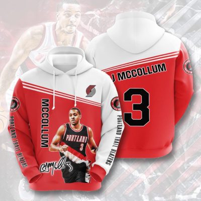 NBA Portland Trail Blazers CJ McCollum Pullover Hoodie