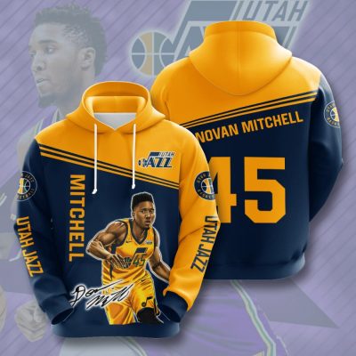 NBA Utah Jazz Donovan Mitchell Pullover Hoodie