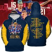 NBA Denver Nuggets Navy 2023 Champions Pullover Hoodie