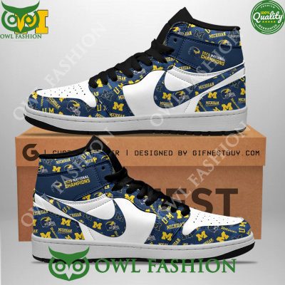 2023 Helmet Michigan Wolverines Logo Football Air Jordan Sneaker