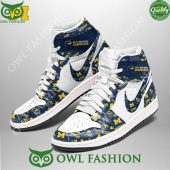 2023 Helmet Michigan Wolverines Logo Football Air Jordan Sneaker Amazing Pic - demo10
