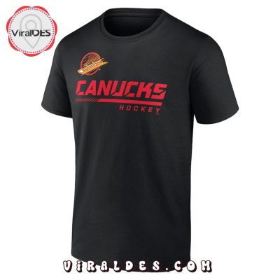 2024 NHL Vancouver Canucks Hockey Black Hoodie