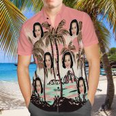 Katy Perry Pink Coconut Grove Hawaiian Shirt