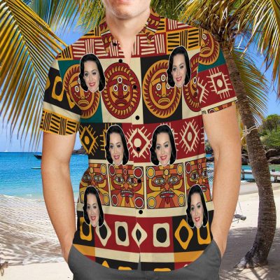 Katy Perry Retro Patterns Hawaiian Shirt