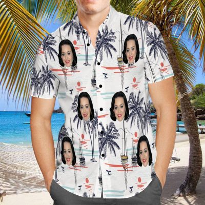 Katy Perry Chinoiserie Hawaiian Shirt