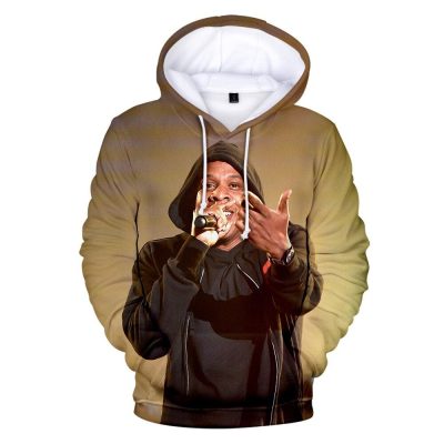 Jay-Z Golden Brown Pullover Hoodie