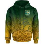 Wallabies Rugby Hoodie - Aboriginal Inspired Australian Hoodie