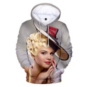 Selena Gomez Grey Pullover Hoodie