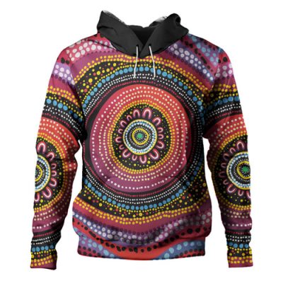 Australia Aboriginal Hoodie - Aboriginal Dot Art Design Hoodie