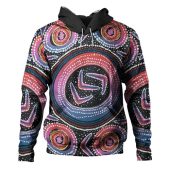 Australia Aboriginal Hoodie - Aboriginal Boomerang Dot Art Hoodie