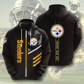 NFL Pittsburgh Steelers Here We Go Pullover Hoodie