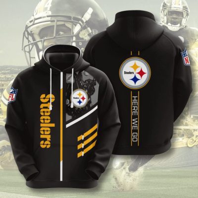 NFL Pittsburgh Steelers Here We Go Pullover Hoodie