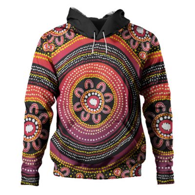 Australia Aboriginal Hoodie - Aboriginal Dot Art Design Hoodie