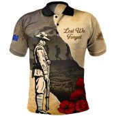 Australia Polo Shirt Anzac Day Lest We Forget Letters From The Battlefield