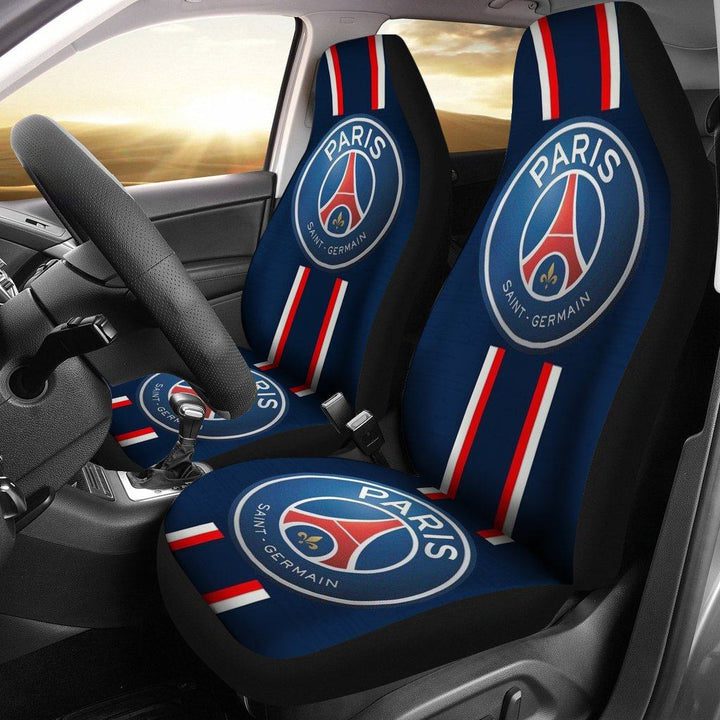 Paris Saint-Germain FC Navy Blue Car Seat Covers Paris Saint-Germain FC Navy Blue Car Seat Covers