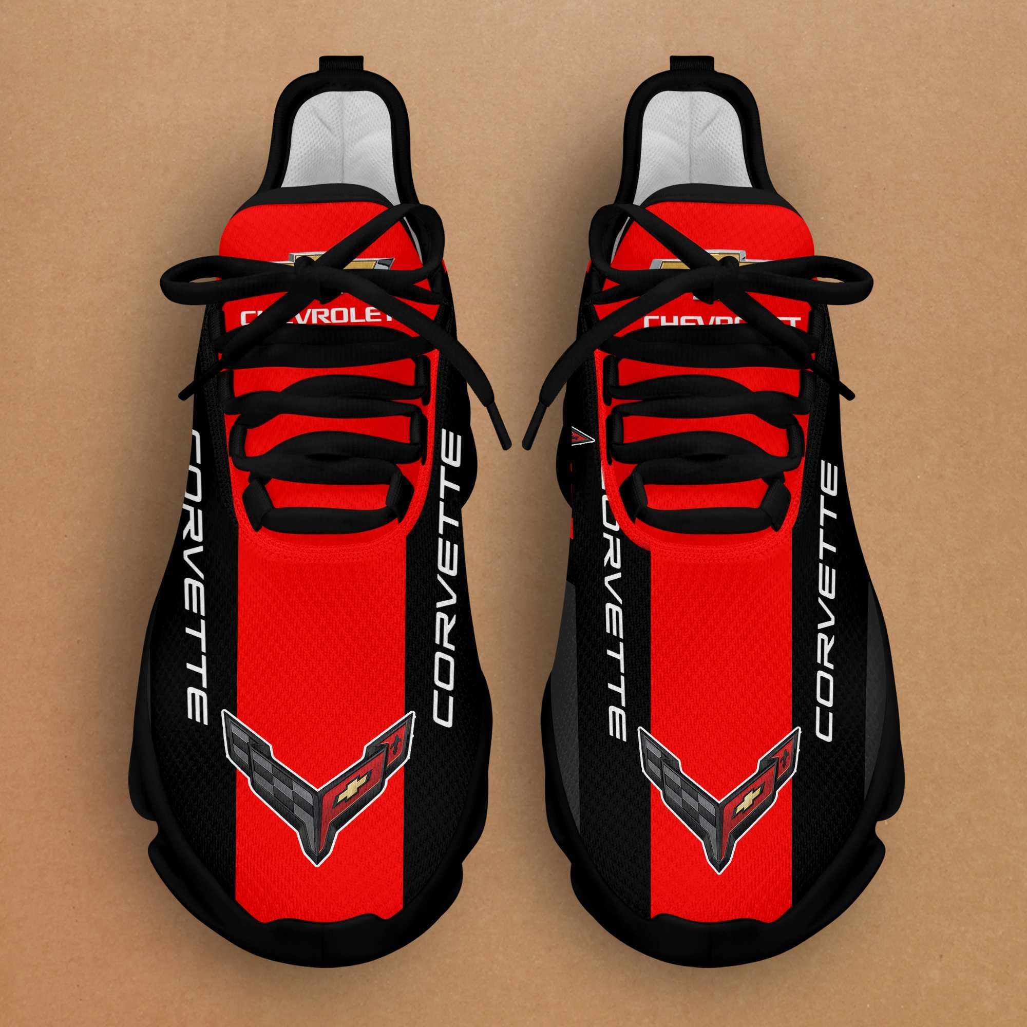 Chevrolet Corvette Red Black Max Soul Shoes Chevrolet Corvette Red Black Max Soul Shoes