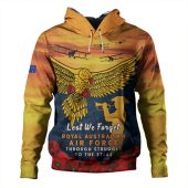 Australia Hoodie Anzac Day Lest We Forget Royal Australian Air Force